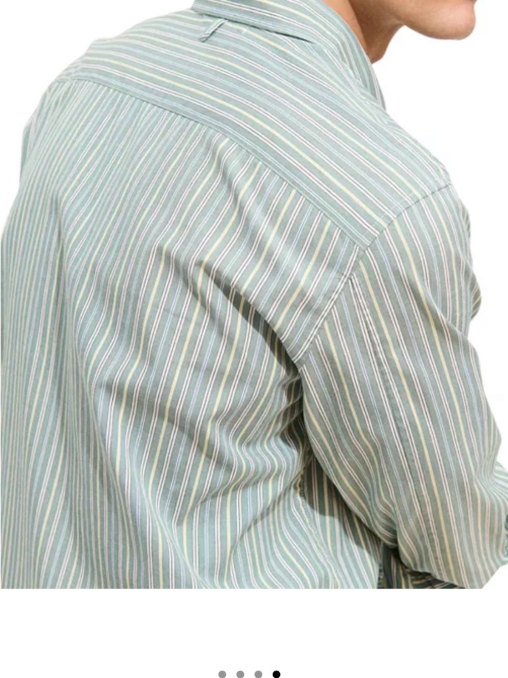 Alex Mill Green Stripe Button Down NWT - Picture 4 of 8